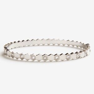 Silver Pave Bangle